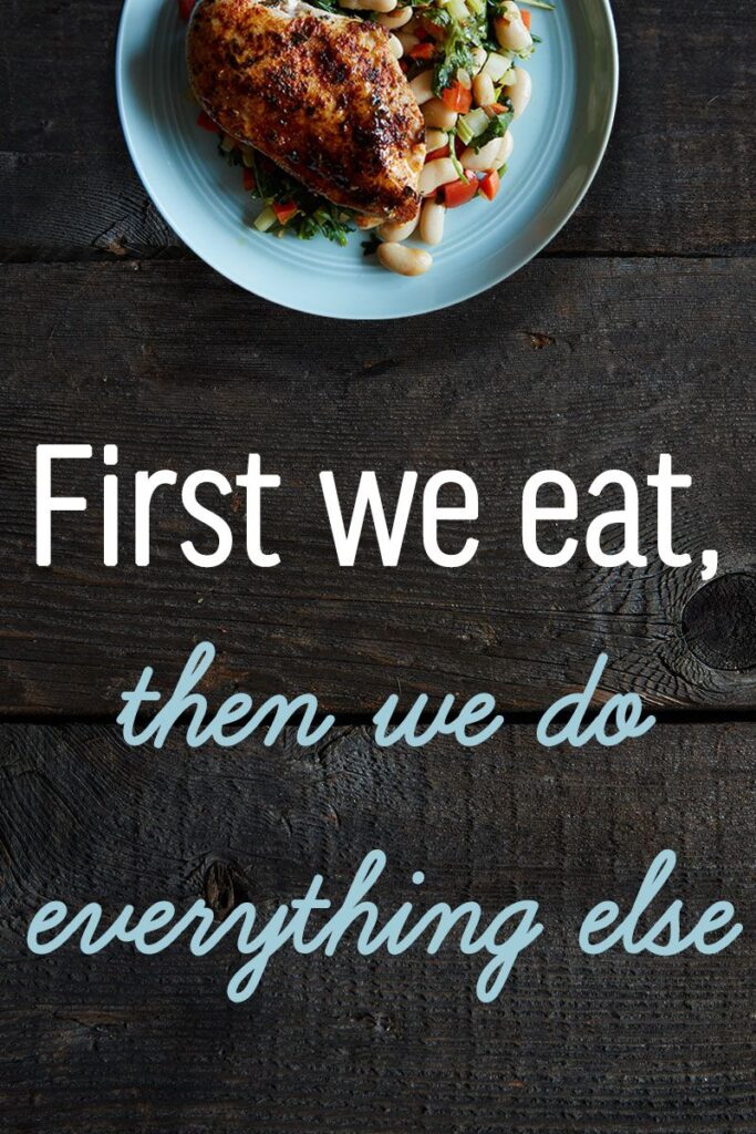 Food quotes small